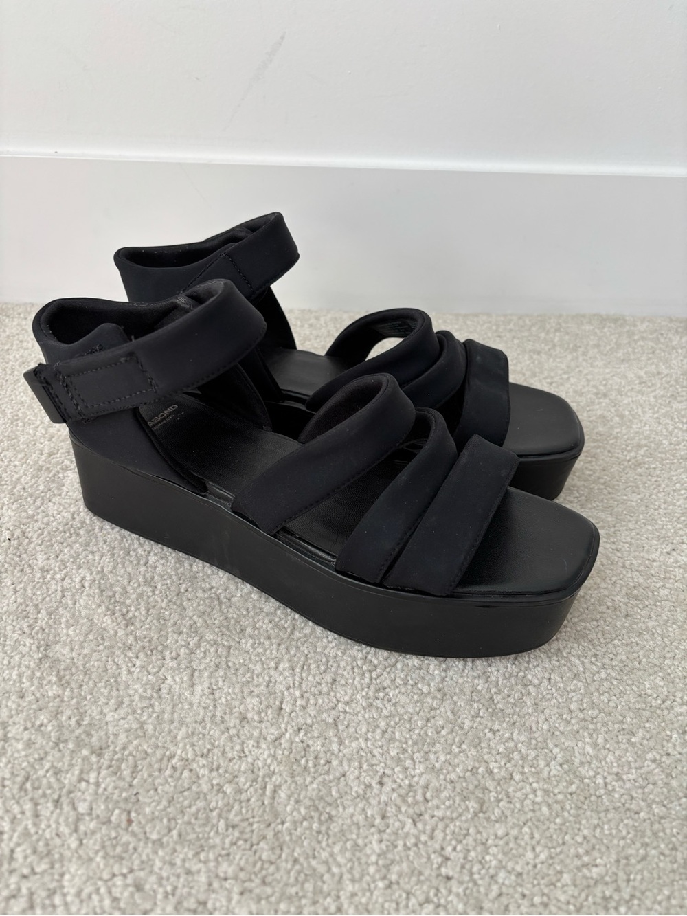 Vagabond Shoemakers Bonnie Ankle Strap Platform Sandals Black EU 40